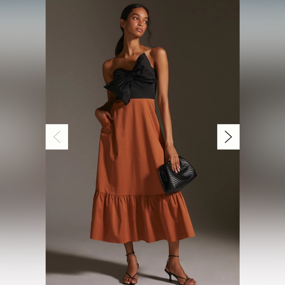 Anthropologie Hutch Bow Dress